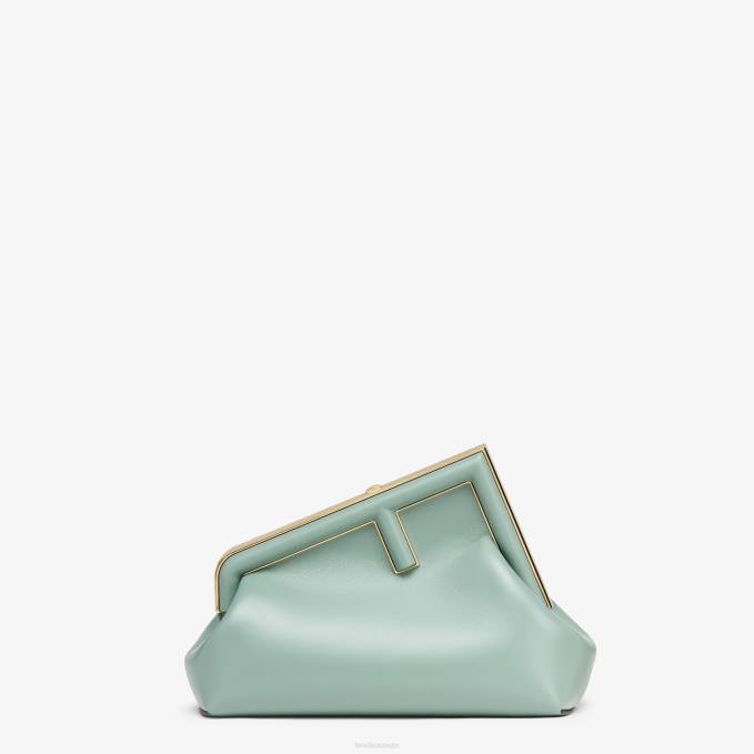 Women Mint Leather Bag Green Fendi Accessories 6RHH852