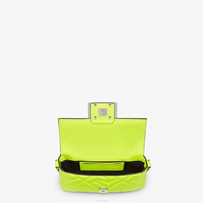 Women Neon Nappa Leather Bag Yellow Fendi Accessories 6RHH664