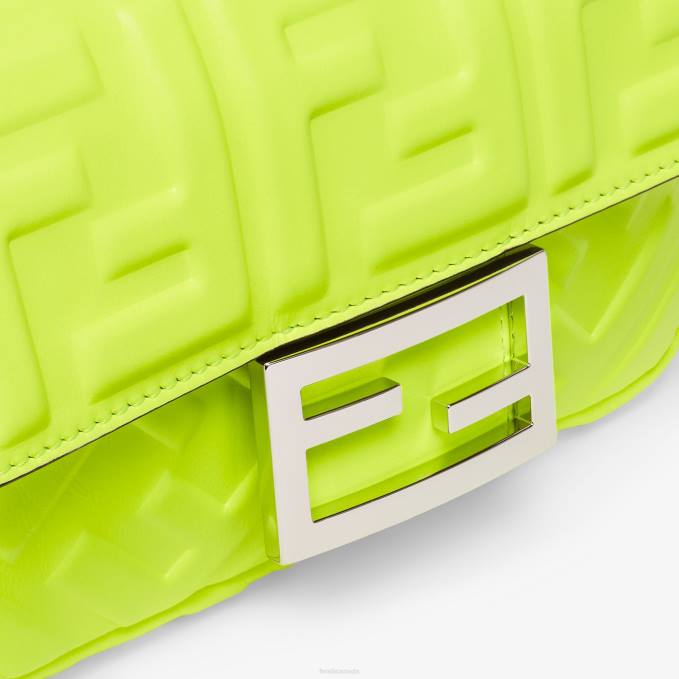 Women Neon Nappa Leather Bag Yellow Fendi Accessories 6RHH664