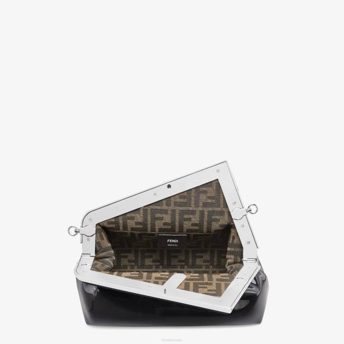 Women Patent Leather Bag Black Fendi Accessories 6RHH739