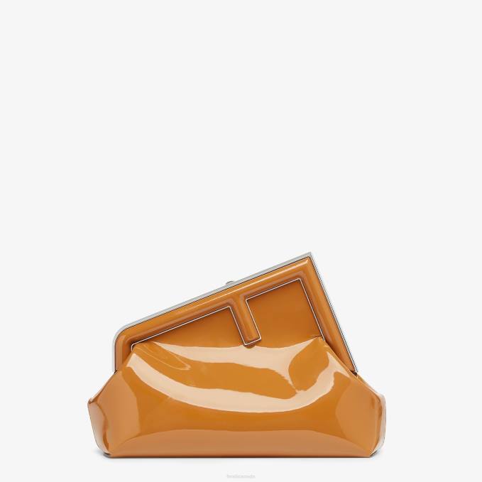 Women Patent Leather Bag Brown Fendi Accessories 6RHH741