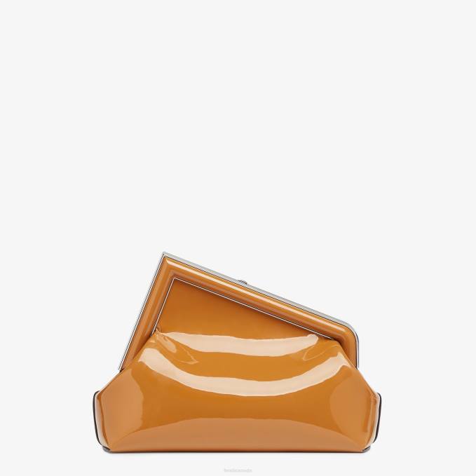 Women Patent Leather Bag Brown Fendi Accessories 6RHH741