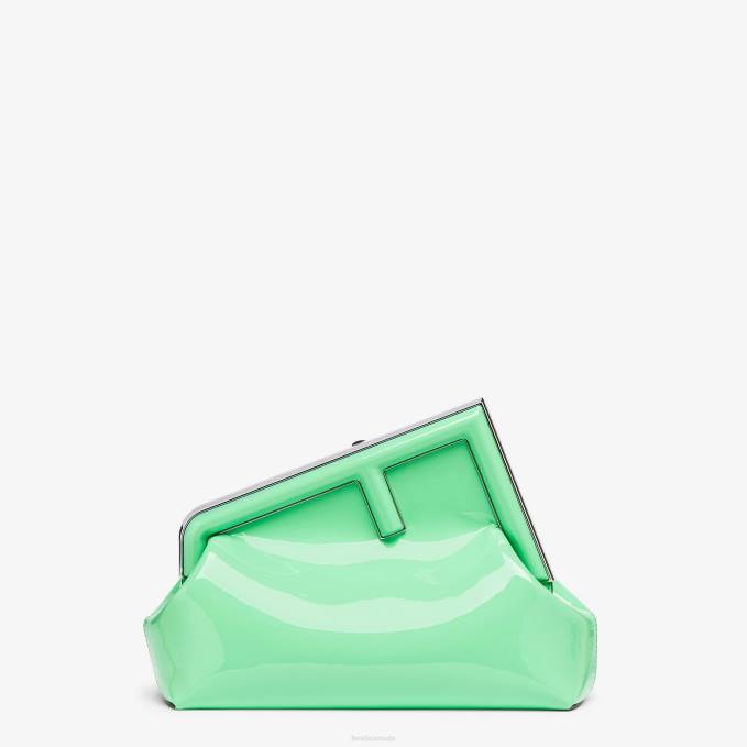 Women Patent Leather Bag Green Fendi Accessories 6RHH711