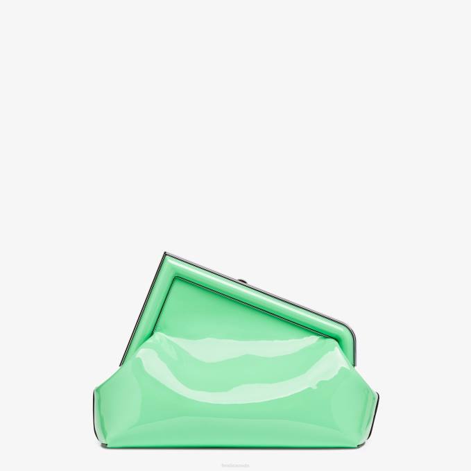 Women Patent Leather Bag Green Fendi Accessories 6RHH711