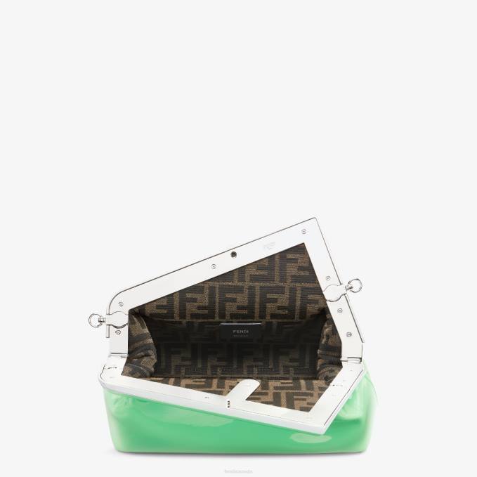 Women Patent Leather Bag Green Fendi Accessories 6RHH711
