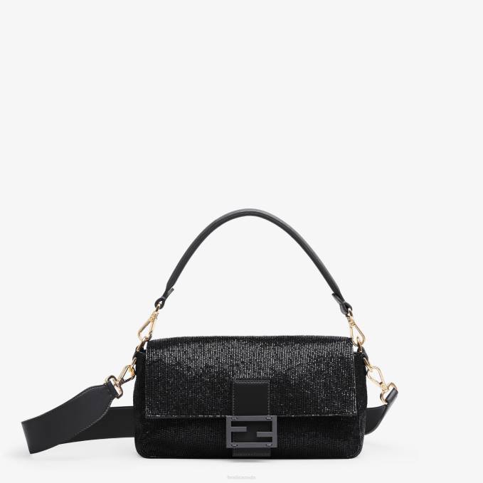 Women Re-Edition Bag In Beads Black Fendi Accessories 6RHH783