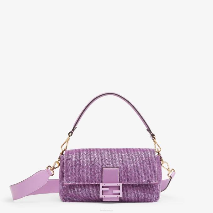 Women Re-Edition Bag In Lilac Beads Purple Fendi Accessories 6RHH794