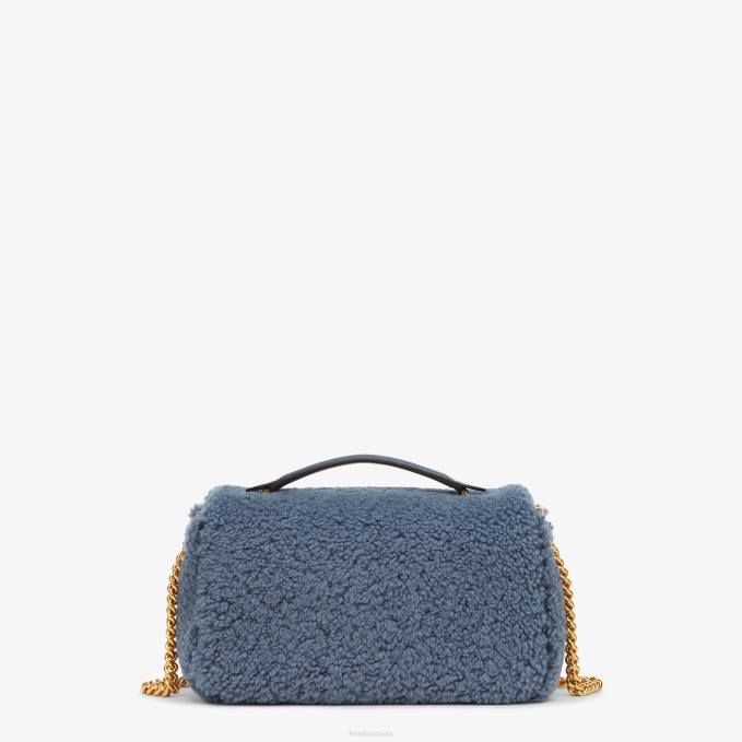 Women Sheepskin Bag Blue Fendi Accessories 6RHH746