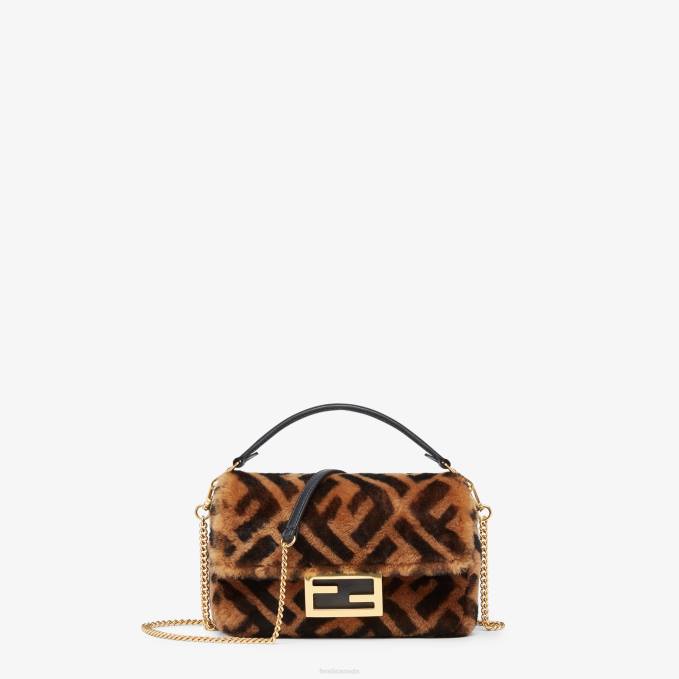 Women Sheepskin Bag Brown Fendi Accessories 6RHH682