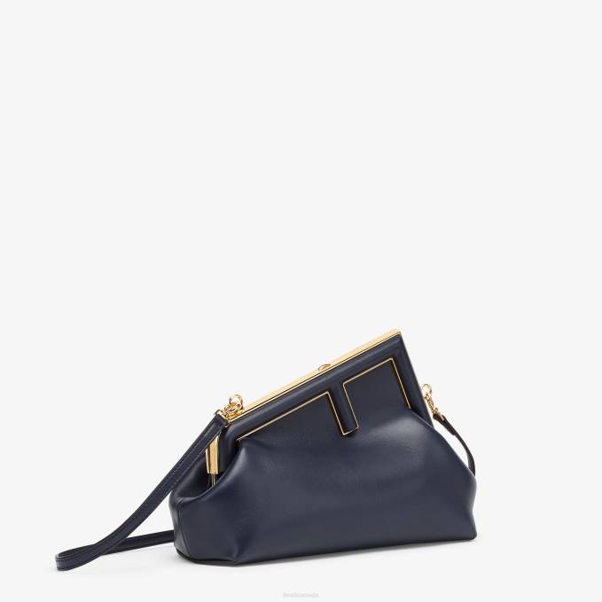 Women Small Leather Bag Blue Fendi Accessories 6RHH770