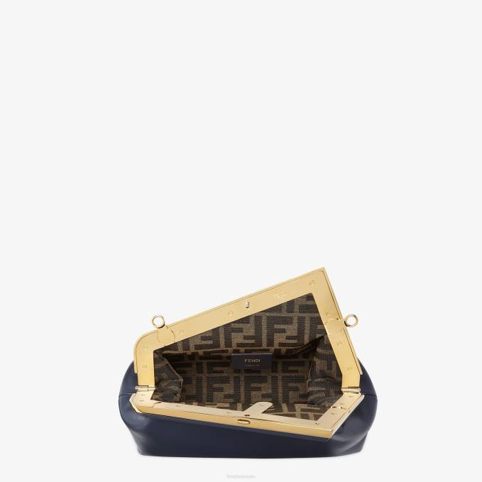 Women Small Leather Bag Blue Fendi Accessories 6RHH770