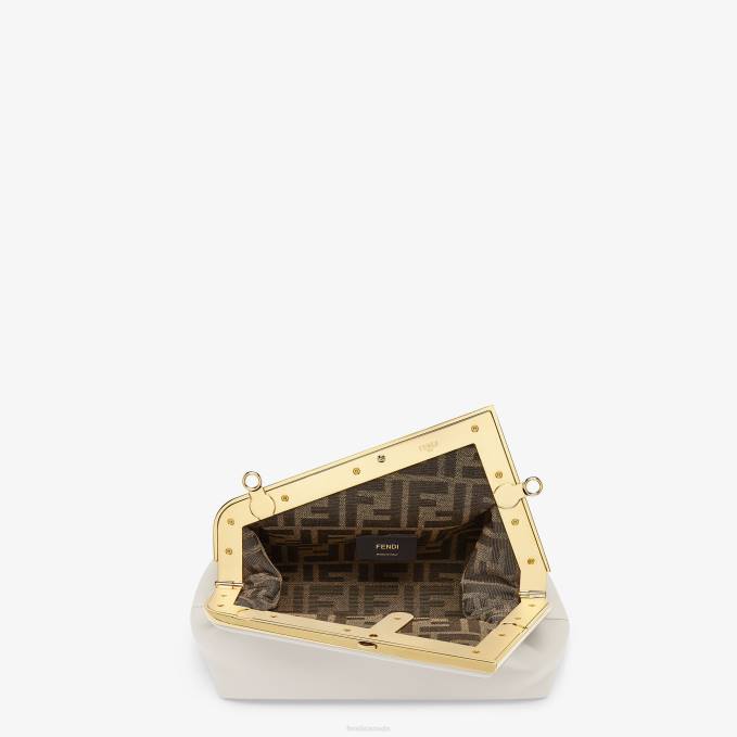 Women Small Leather Bag Gray Fendi Accessories 6RHH860