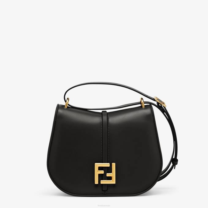 Women Smooth And Full-Grain Leather Bag Black Fendi Accessories 6RHH520