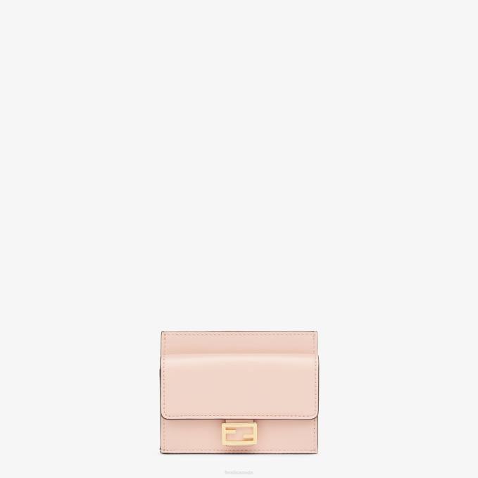 Women FF Nappa Leather Card Holder Pink Fendi Accessories 6RHH1523