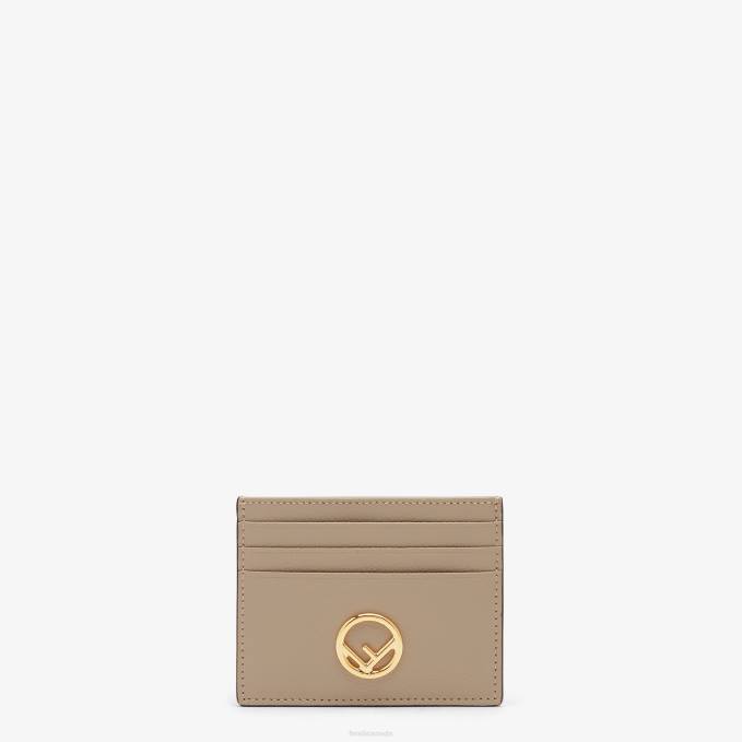 Women Flat Leather Card Holder Fashion Fendi Accessories 6RHH1451
