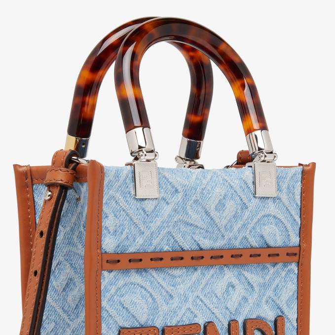 Women Denim Mini-Bag Light blue Fendi Accessories 6RHH636