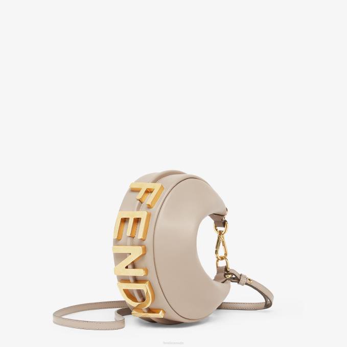 Women Dove-Leather Mini-Bag Gray Fendi Accessories 6RHH540