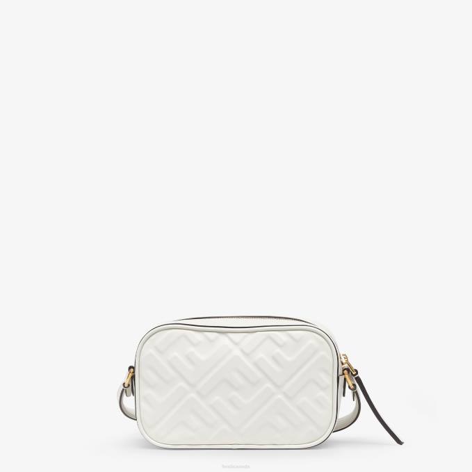 Women Leather Mini Bag White Fendi Accessories 6RHH670