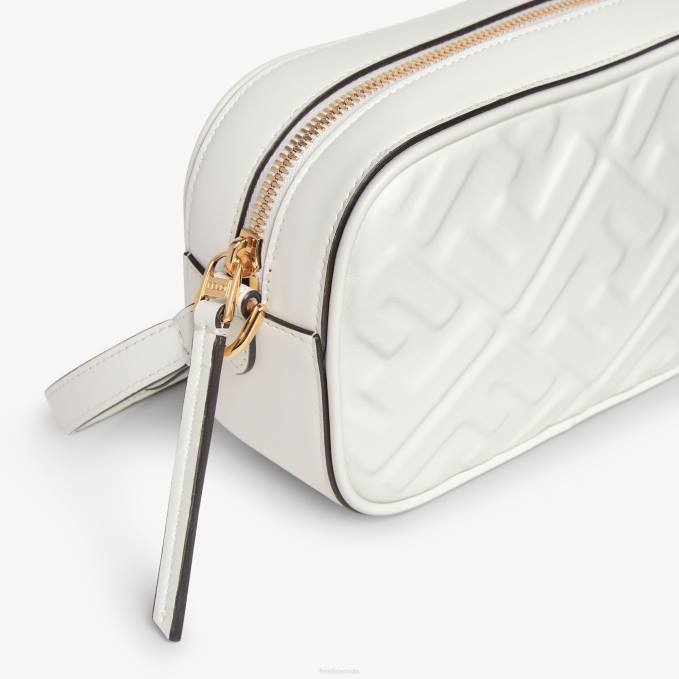 Women Leather Mini Bag White Fendi Accessories 6RHH670
