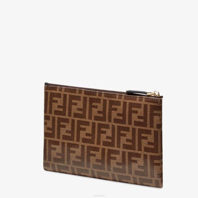 Women Fabric Pouch Brown Fendi Accessories 6RHH1590