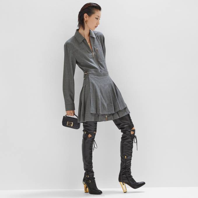 Women Nappa Leather Pouch Black Fendi Accessories 6RHH676