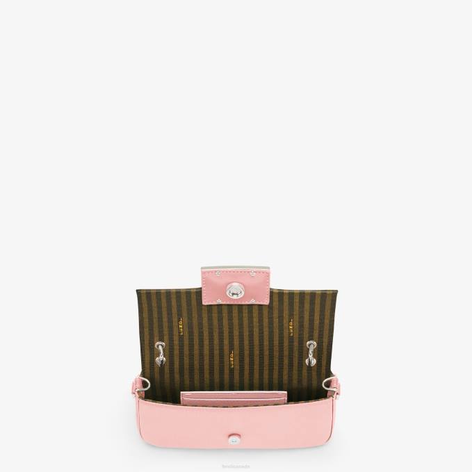 Women Silk Pouch Pink Fendi Accessories 6RHH809