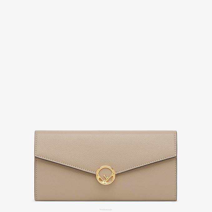 Women Continental Leather Wallet Brown Fendi Accessories 6RHH1449