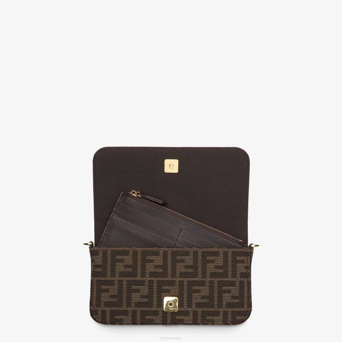 Women FF Fabric Wallet Brown Fendi Accessories 6RHH1415