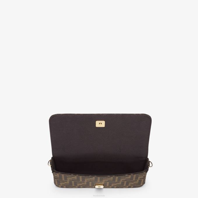 Women FF Fabric Wallet Brown Fendi Accessories 6RHH1415