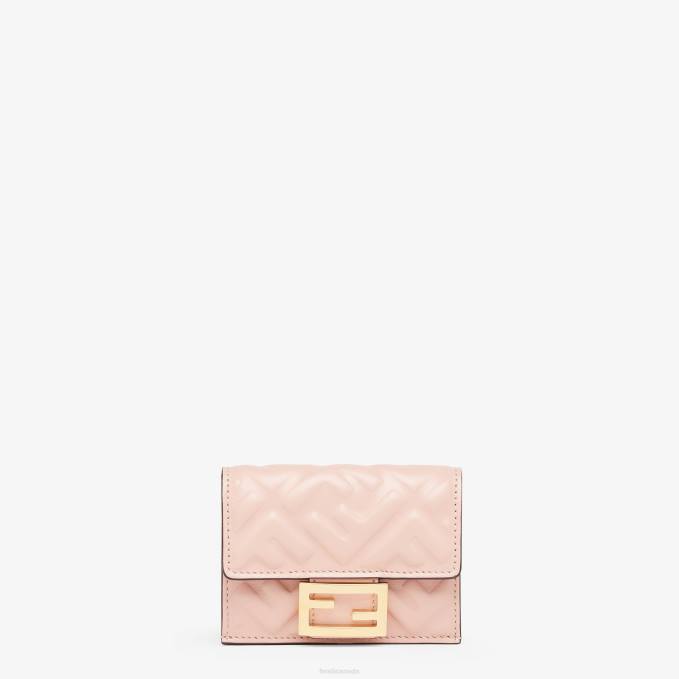 Women FF Nappa Leather Wallet Pink Fendi Accessories 6RHH1525