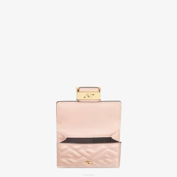 Women FF Nappa Leather Wallet Pink Fendi Accessories 6RHH1525