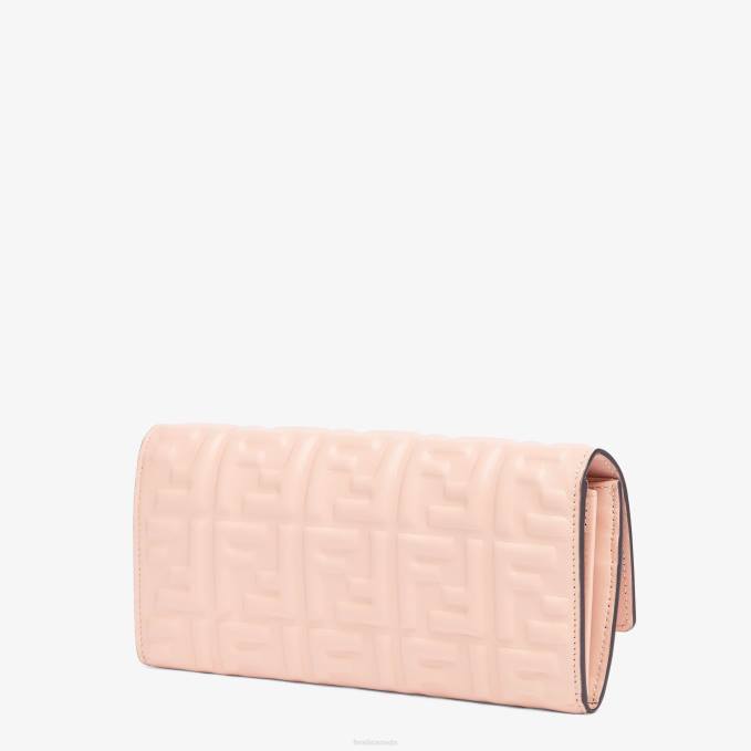 Women FF Nappa Leather Wallet Pink Fendi Accessories 6RHH1527