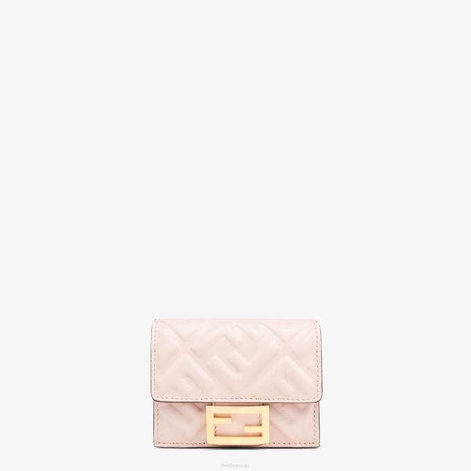 Women FF Nappa Leather Wallet Pink Fendi Accessories 6RHH1546
