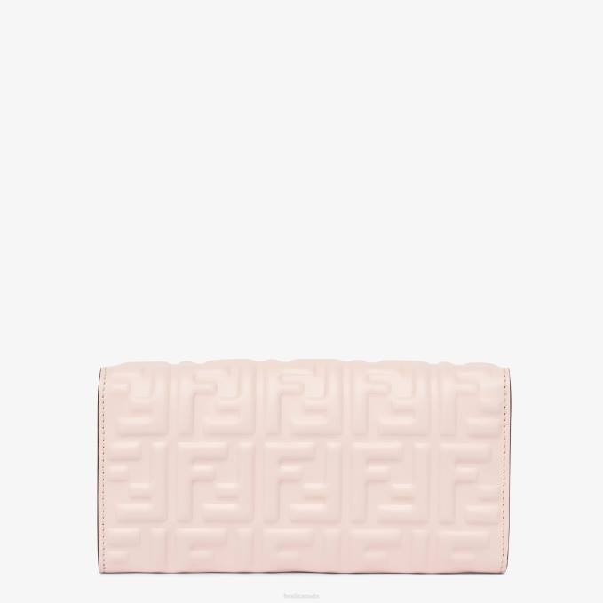 Women FF Nappa Leather Wallet Pink Fendi Accessories 6RHH1547