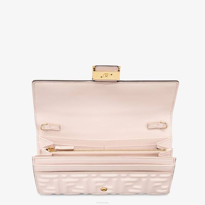 Women FF Nappa Leather Wallet Pink Fendi Accessories 6RHH1547