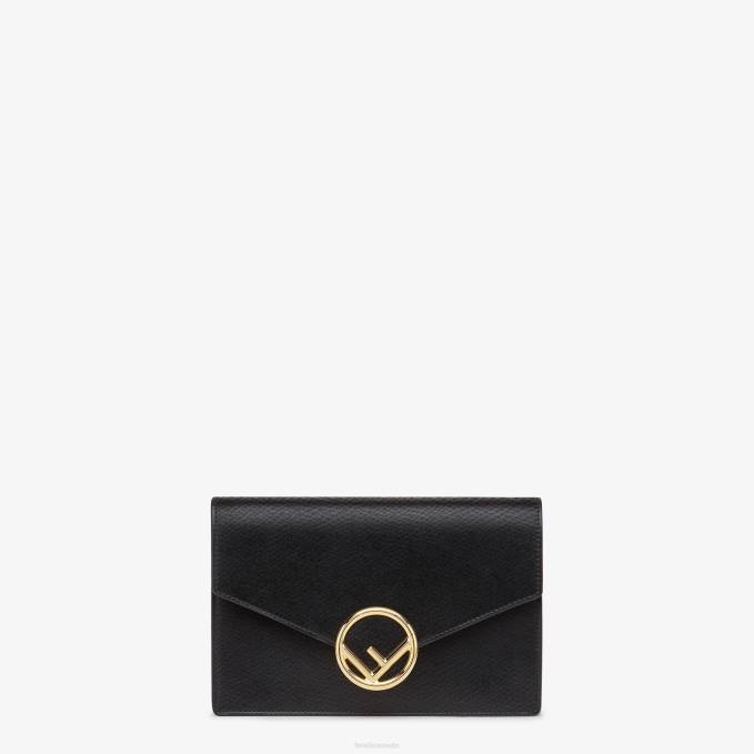 Women Leather Mini Bag Black Fendi Accessories 6RHH1606