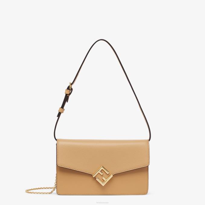 Women Roma Leather Wallet Brown Fendi Accessories 6RHH1512