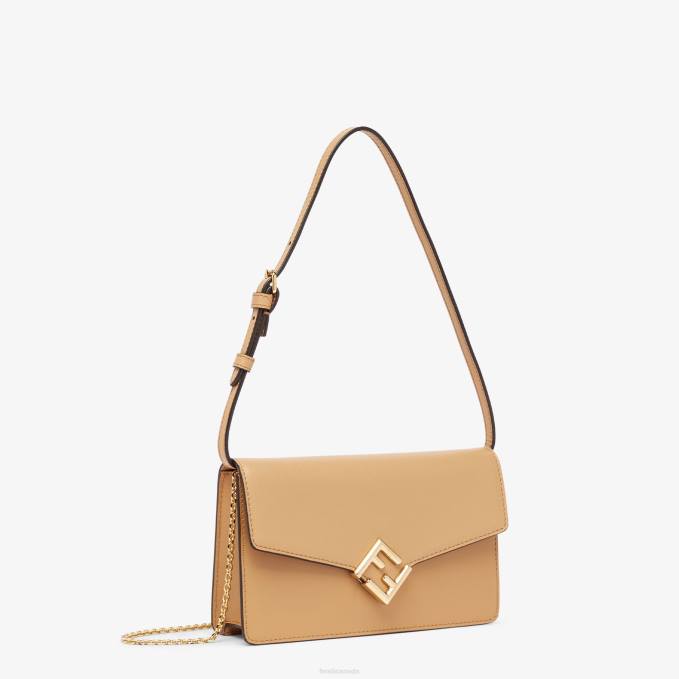 Women Roma Leather Wallet Brown Fendi Accessories 6RHH1512