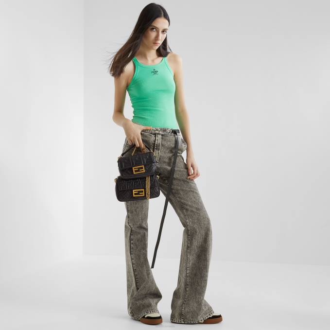 Women Low Tops In Suede Black Fendi Shoes 6RHH1299